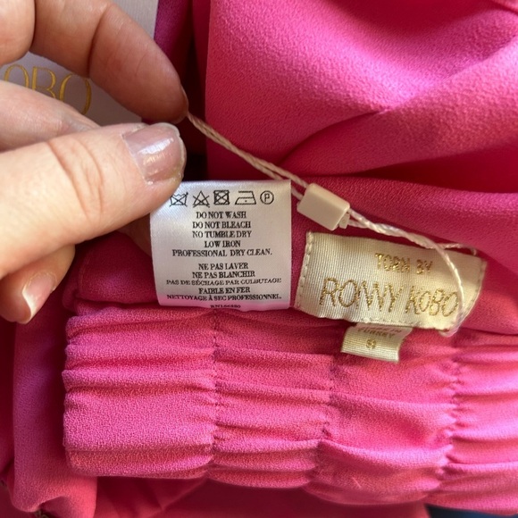 NWT Torn by Ronny Kobo Max Top Pink - Picture 5 of 10